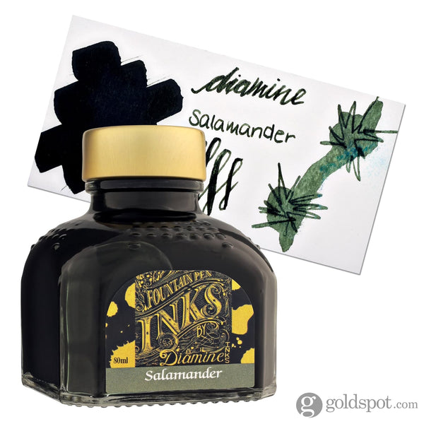 Diamine Bottled Ink in Salamander Green 80ml Bottled Ink