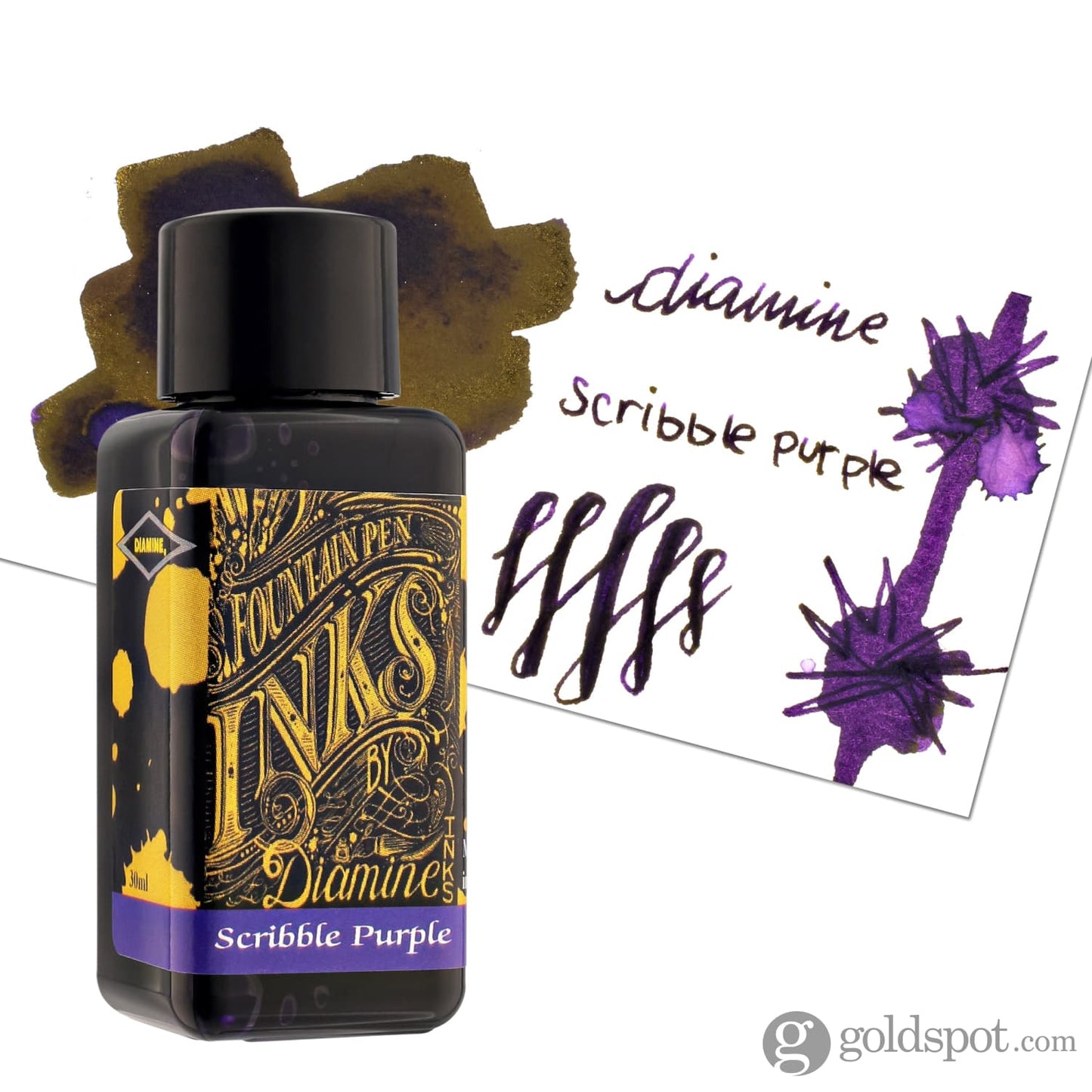 Diamine Bottled Ink in Scribble Purple 30ml Bottled Ink