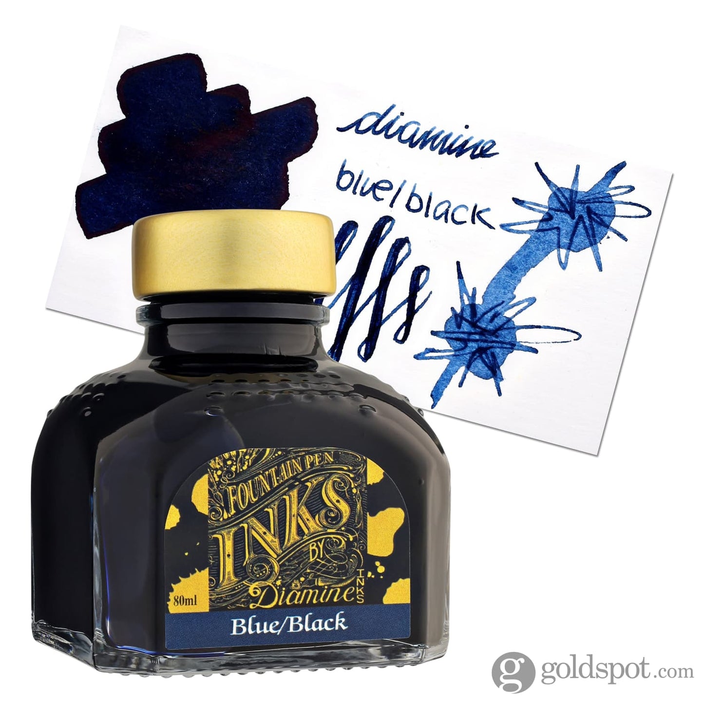 Diamine Classic Bottled Ink and Cartridges in Blue / Black 80ml Bottled Ink