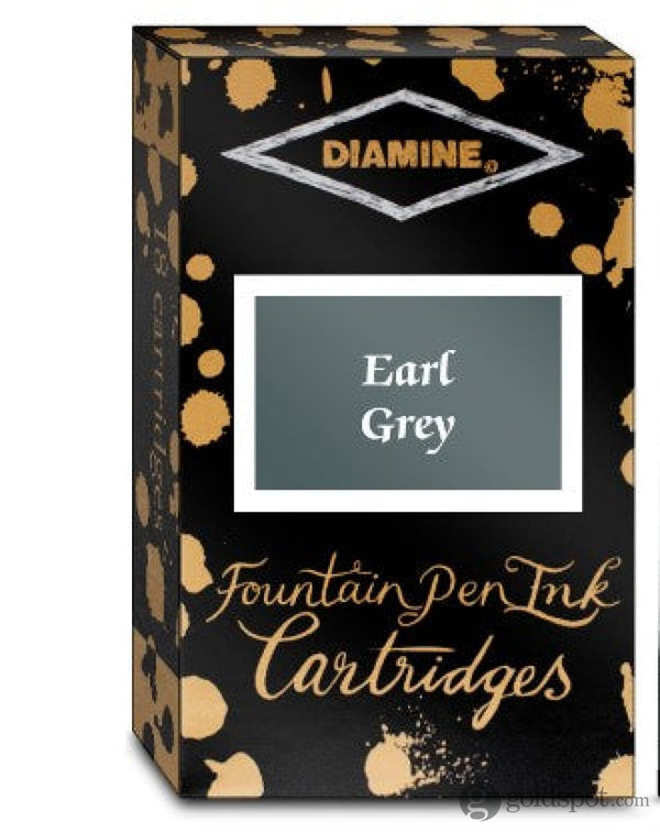 Diamine Classic Bottled Ink and Cartridges in Earl Grey Cartridges Bottled Ink