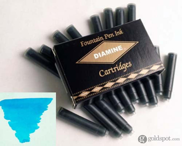 Diamine Classic Bottled Ink and Cartridges in Turquoise Cartridges Bottled Ink