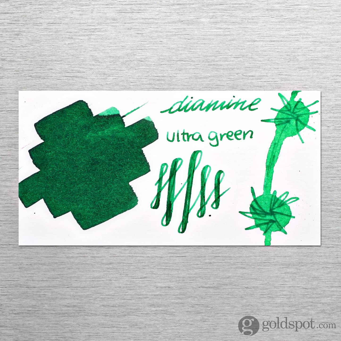 Diamine Classic Bottled Ink and Cartridges in Ultra Green Bottled Ink