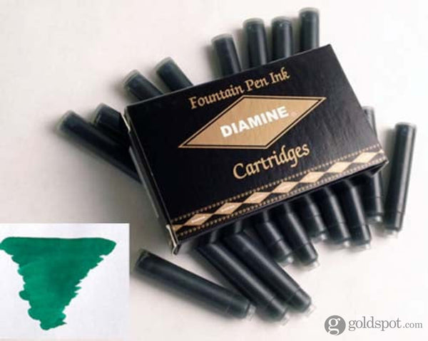 Diamine Classic Bottled Ink and Cartridges in Woodland Green Cartridges Bottled Ink