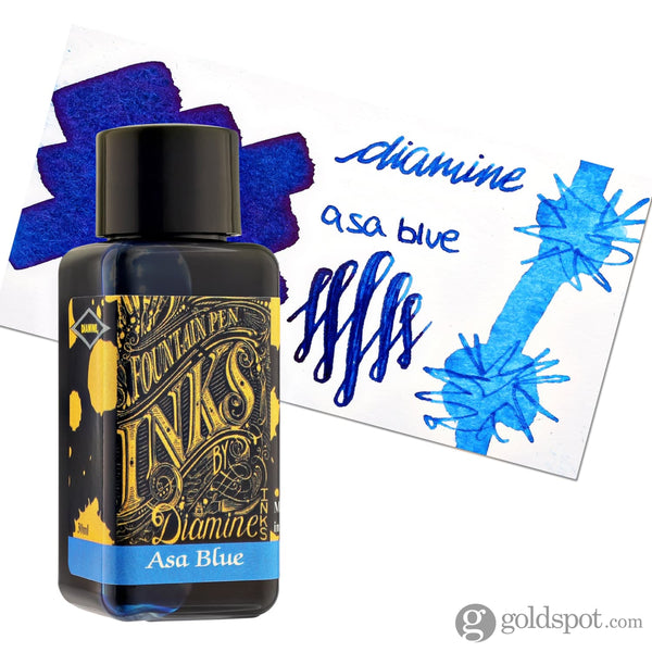 Diamine Classic Bottled Ink in Asa Blue 30ml Bottled Ink