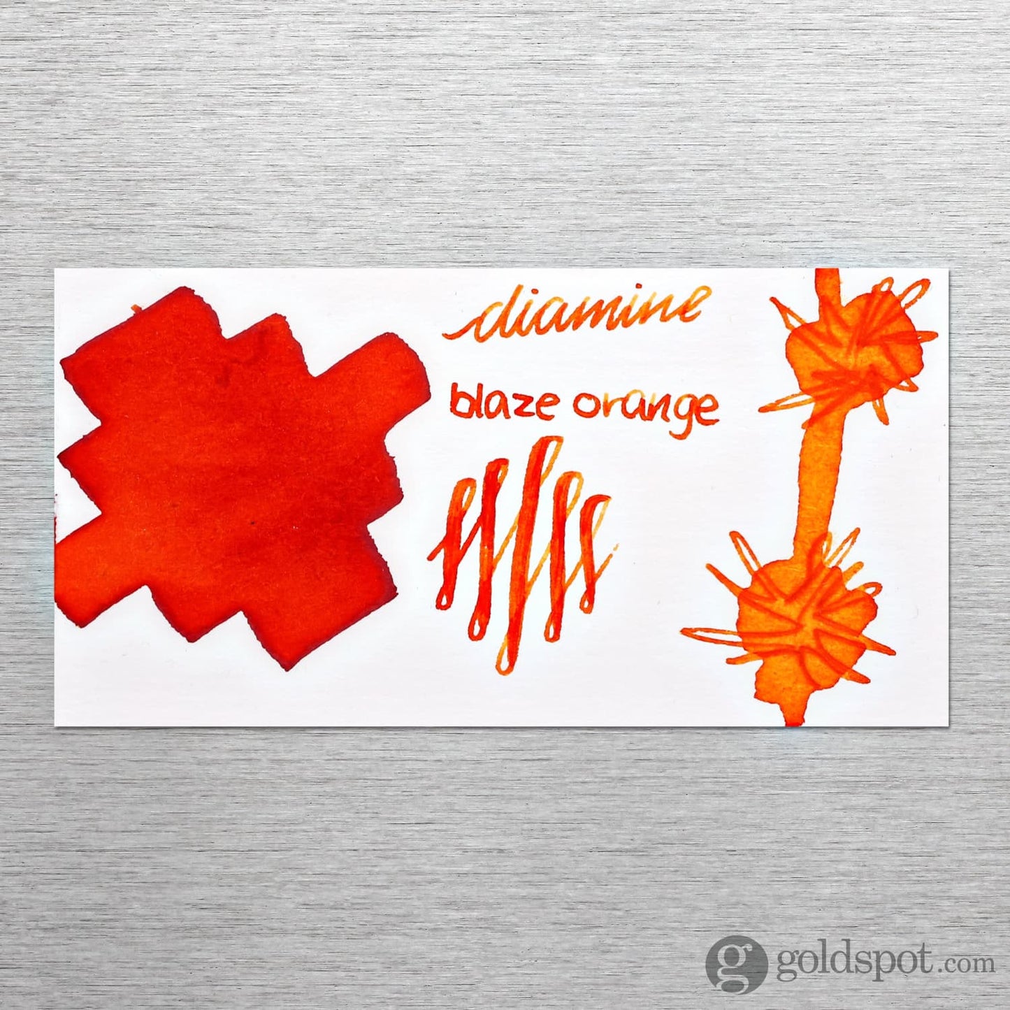 Diamine Classic Bottled Ink in Blaze Orange Bottled Ink
