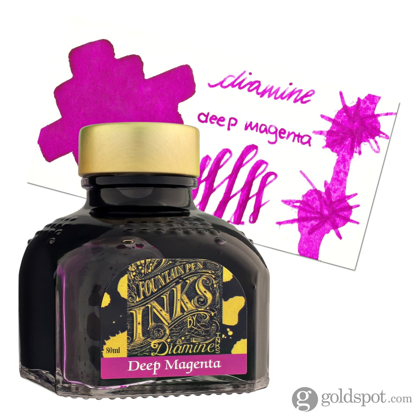 Diamine Classic Bottled Ink in Deep Magenta 80ml Bottled Ink