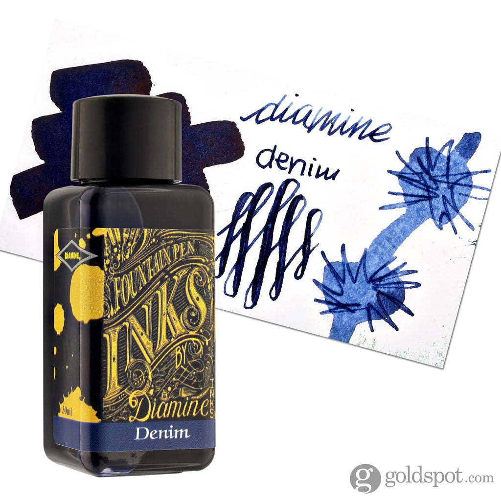 Diamine Classic Bottled Ink in Denim Blue 30ml Bottled Ink