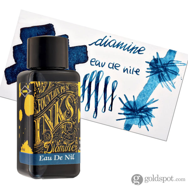 Diamine Classic Bottled Ink in Eau de Nil Blue 30ml Bottled Ink