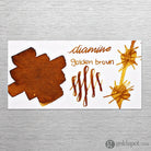 Diamine Classic Bottled Ink in Golden Brown Bottled Ink