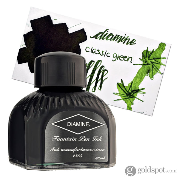 Diamine Classic Bottled Ink in Classic Green 80ml Bottled Ink