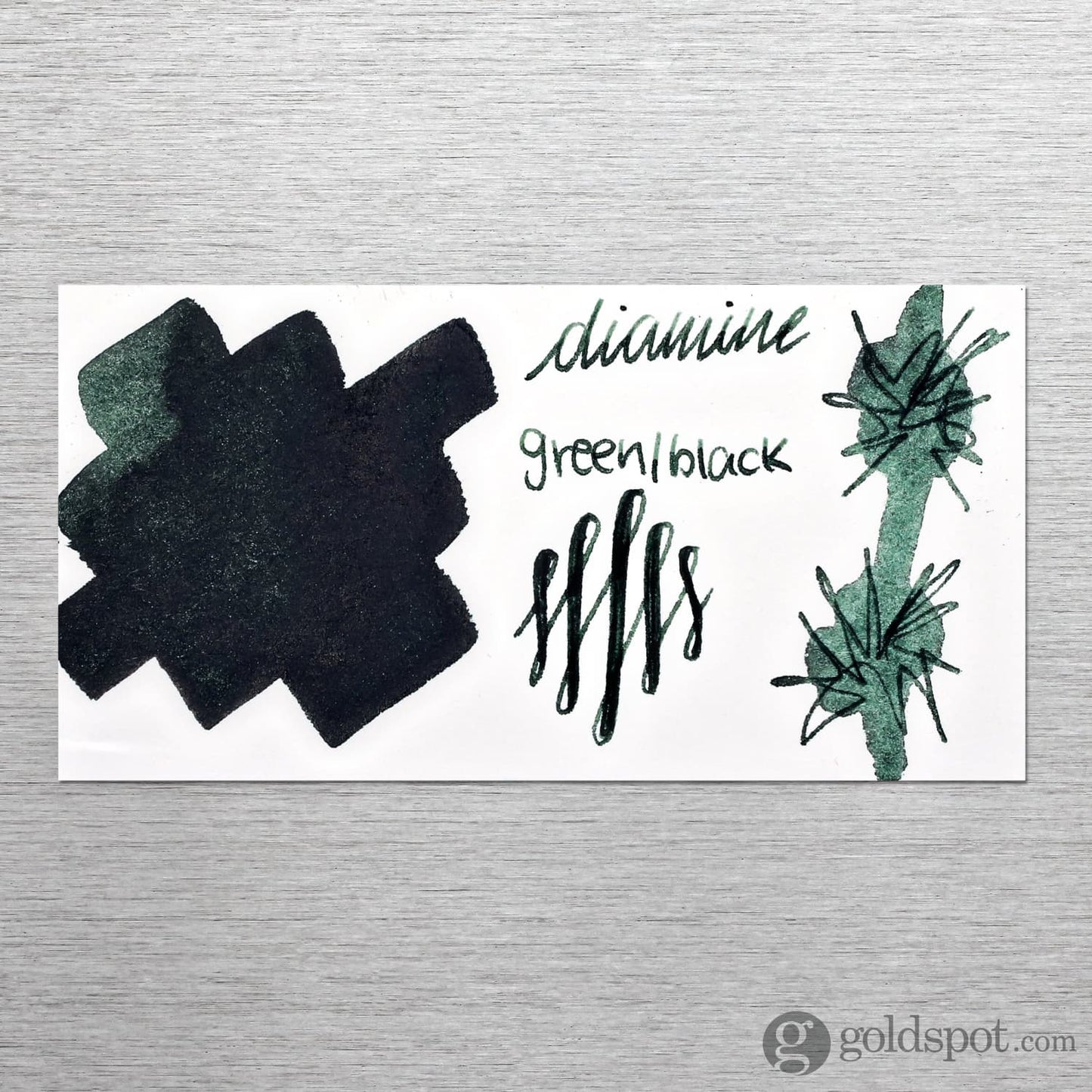 Diamine Classic Bottled Ink in Green / Black Bottled Ink