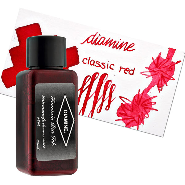 Diamine Classic Bottled Ink in Classic Red Bottled Ink