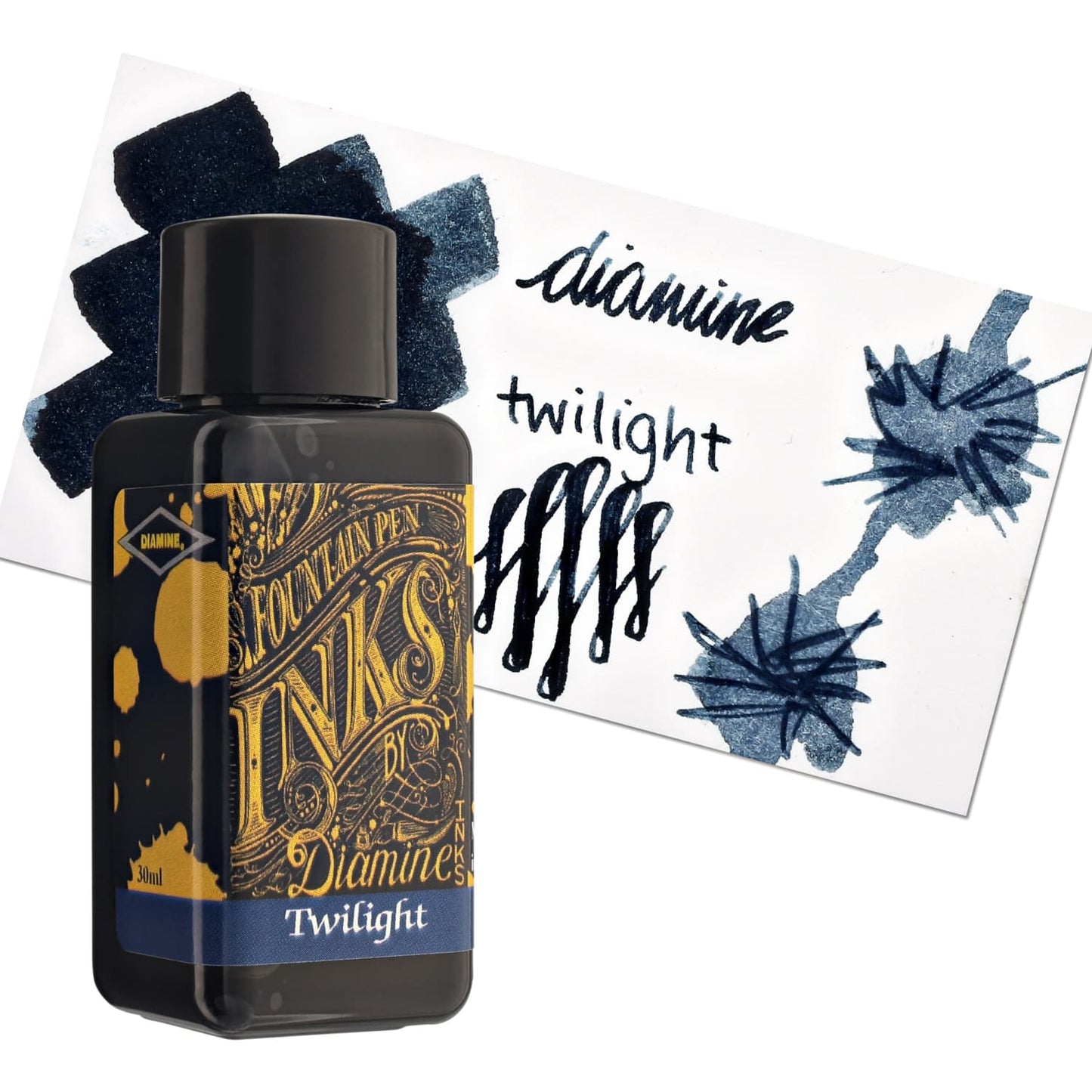 Diamine Classic Bottled Ink in Twilight Blue Bottled Ink