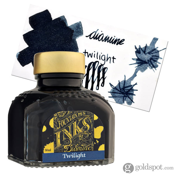 Diamine Classic Bottled Ink in Twilight Blue 80ml Bottled Ink