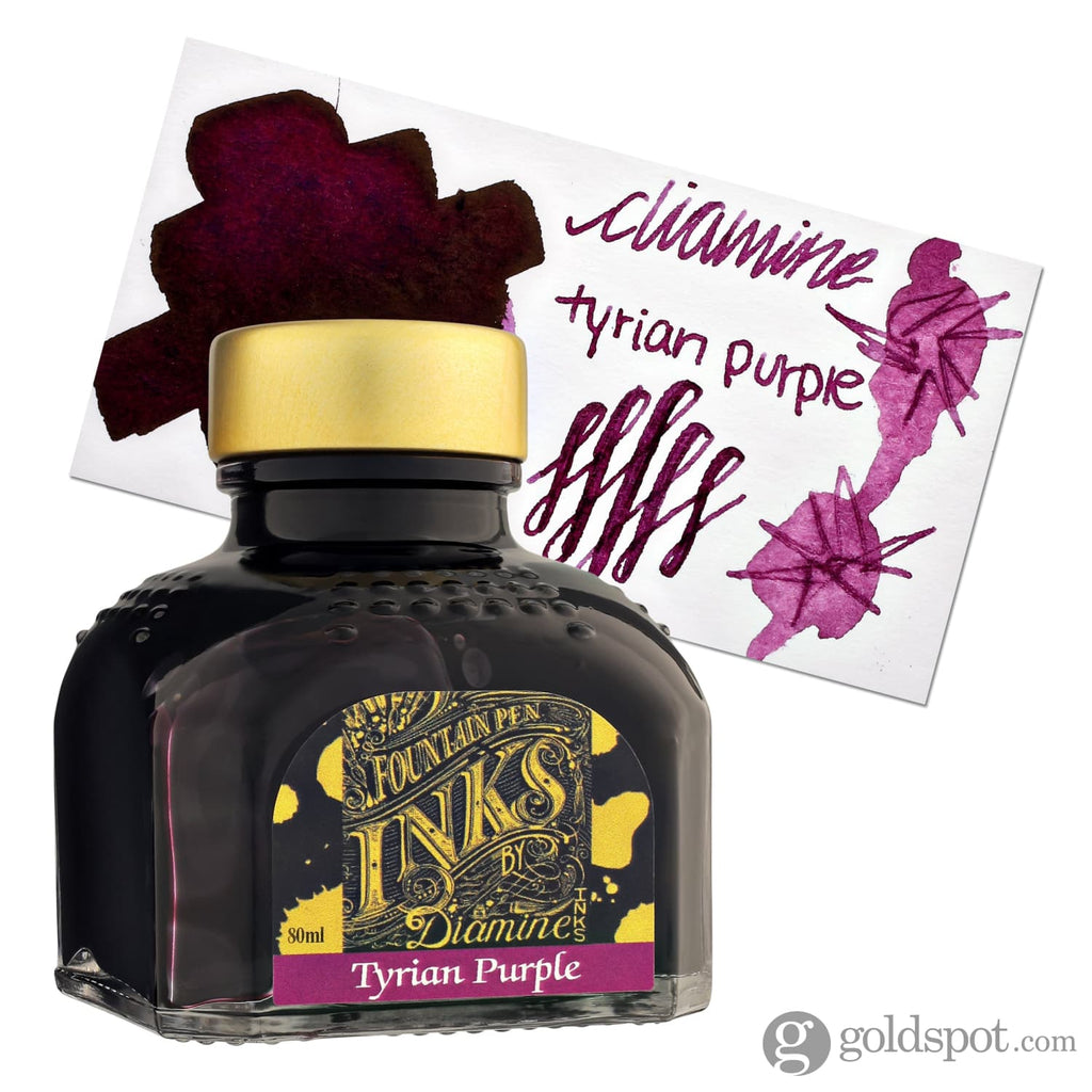 Diamine Classic Bottled Ink in Tyrian Purple 80ml Bottled Ink