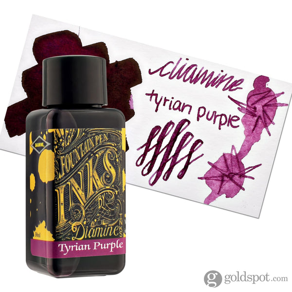 Diamine Classic Bottled Ink in Tyrian Purple 30ml Bottled Ink
