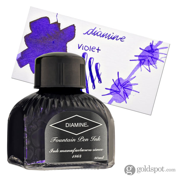 Diamine Classic Bottled Ink in Violet Purple 80ml Bottled Ink