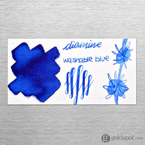 Diamine Classic Bottled Ink in Washable Blue Bottled Ink
