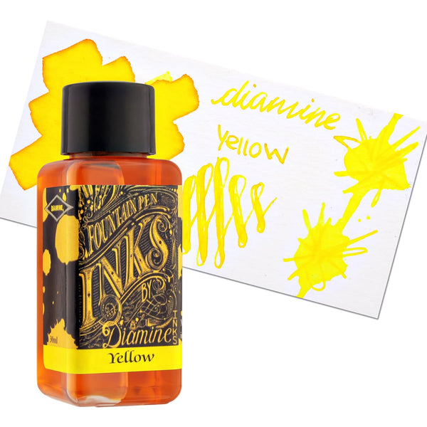 Diamine Classic Bottled Ink in Yellow Bottled Ink