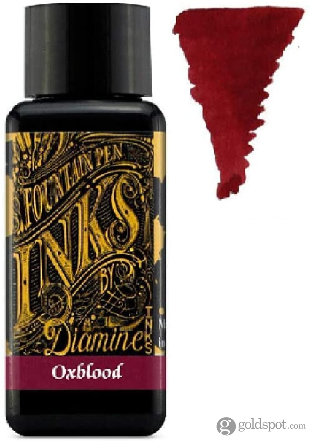 Diamine Fountain Pen Ink 30ml - Colour Wheel - 6 x Bottles - Amber Oxblood Imperial Purple Aurora Borealis Oxford Blue Meadow Bottled Ink