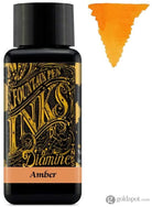 Diamine Fountain Pen Ink 30ml - Colour Wheel - 6 x Bottles - Amber Oxblood Imperial Purple Aurora Borealis Oxford Blue Meadow Bottled Ink