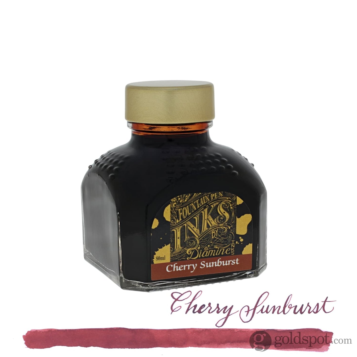 Diamine Guitar Bottled Ink in Cherry Burst 80ml Bottled Ink
