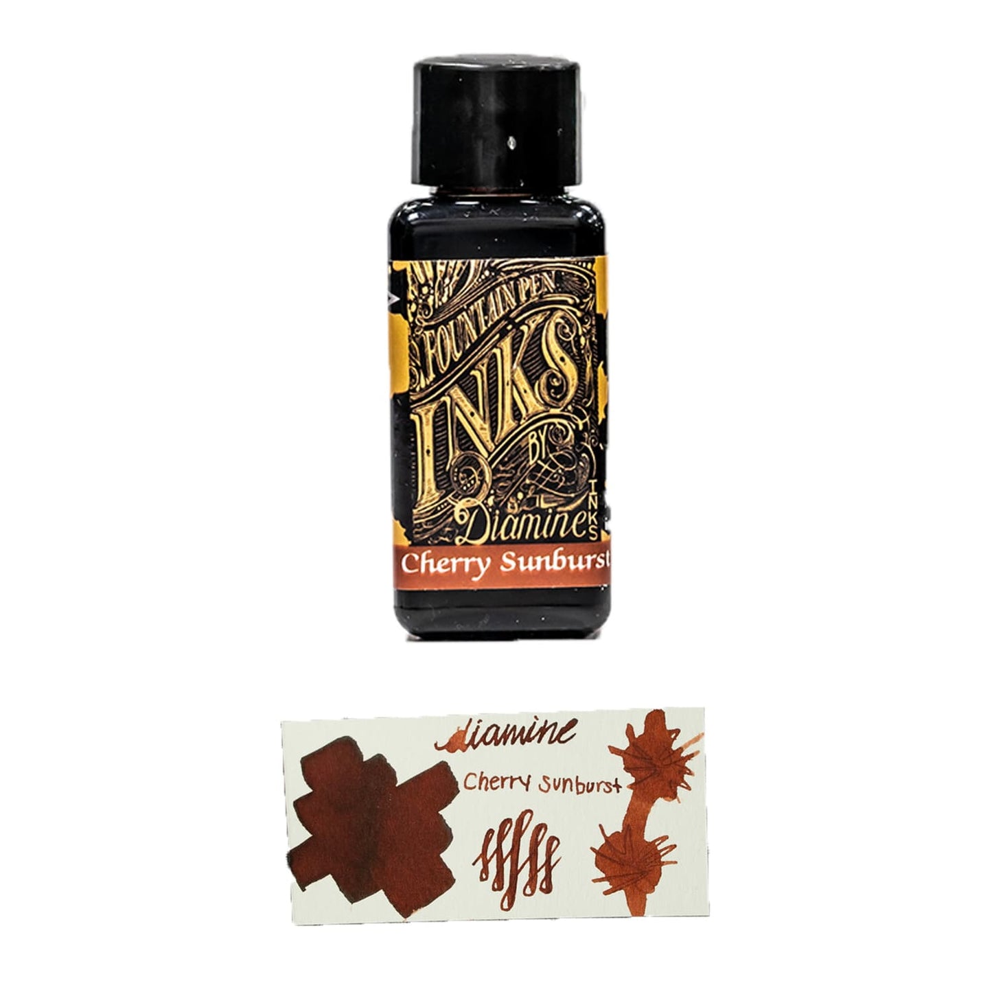 Diamine Guitar Bottled Ink in Cherry Burst Bottled Ink
