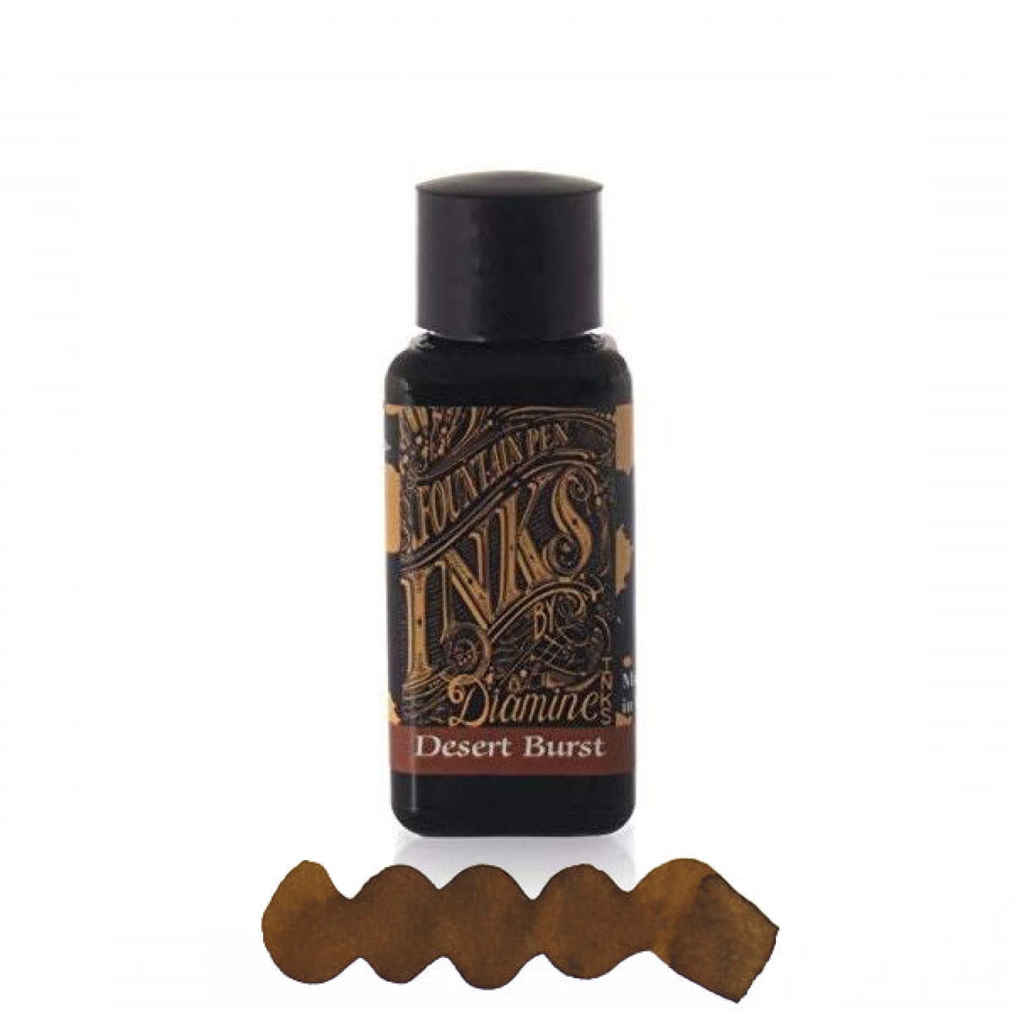 Diamine Guitar Bottled Ink in Desert Burst Bottled Ink