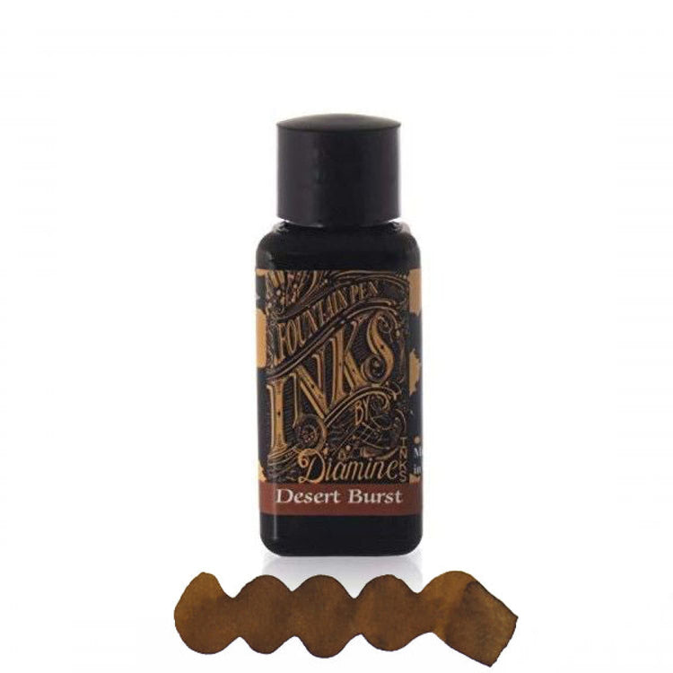 Diamine Guitar Bottled Ink in Desert Burst Bottled Ink
