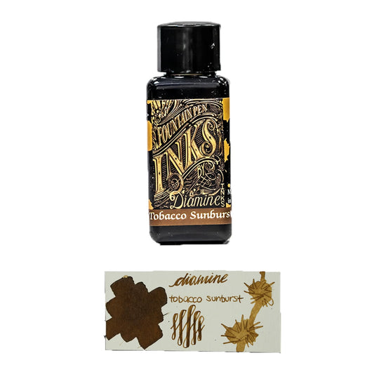 Diamine Guitar Bottled Ink in Tobacco Burst