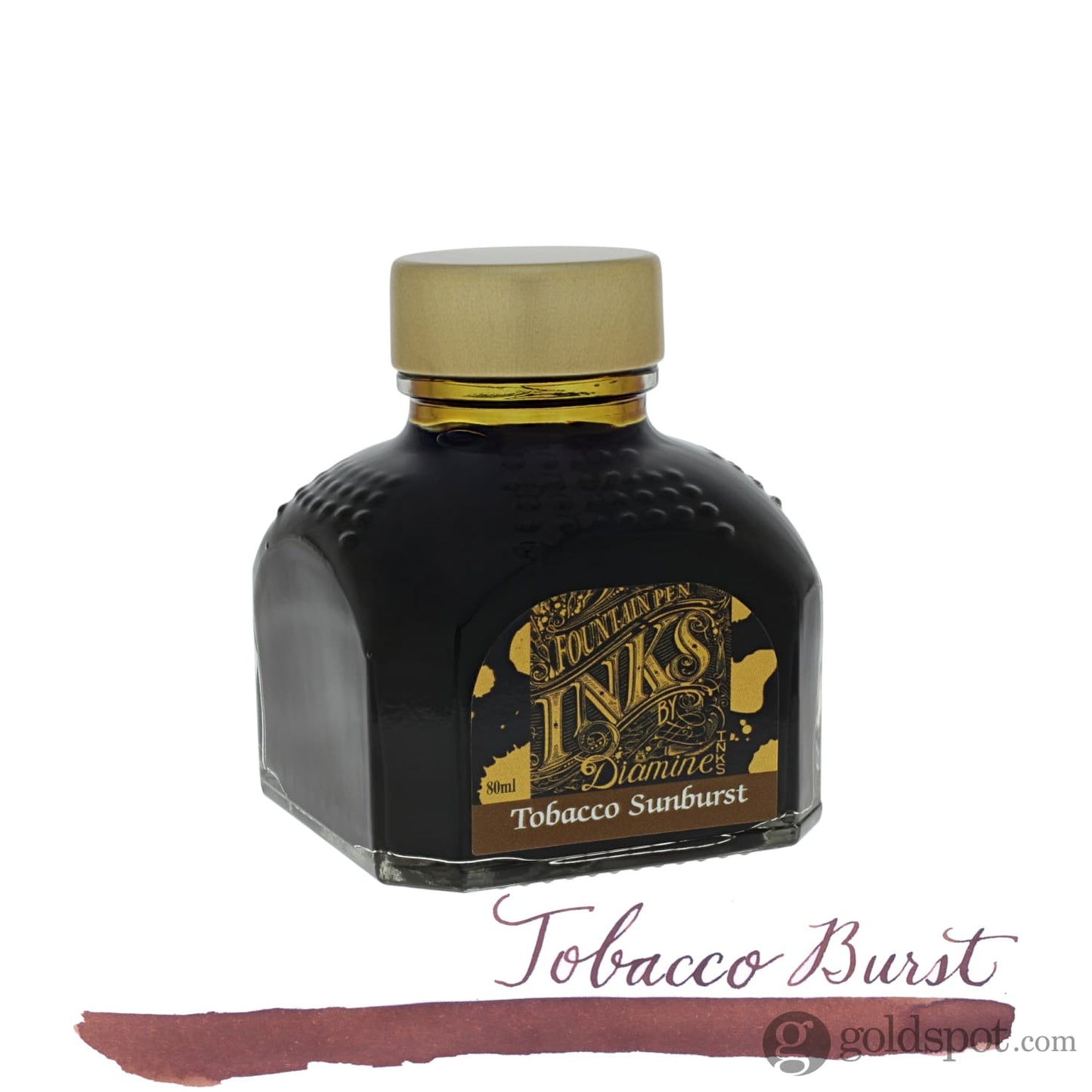 Diamine Guitar Bottled Ink in Tobacco Burst 80ml Bottled Ink