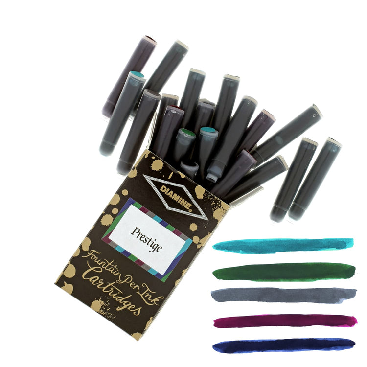 Diamine Ink Cartridge in Prestige - Pack of 20 Fountain Pen Cartridges