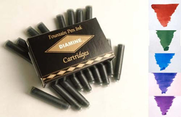 Diamine Ink Cartridge in Regal 20 - Pack of 20 Fountain Pen Cartridges