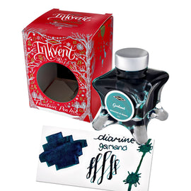 Diamine Inkvent Red Edition Shimmer & Sheen Bottled Ink in Garland - 50 mL