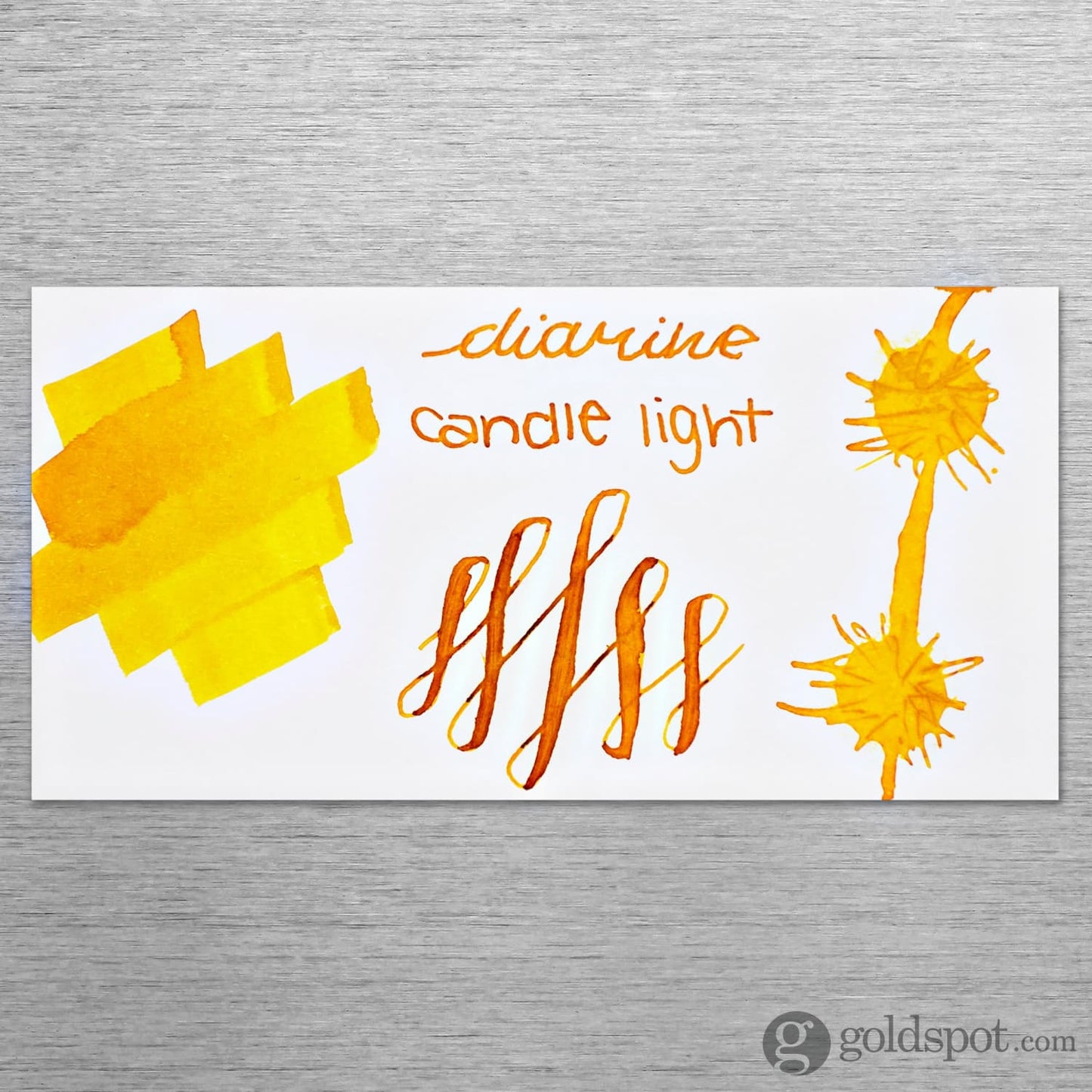 Diamine Inkvent Red Edition Standard Bottled Ink in Candle Light - 50 mL Bottled Ink