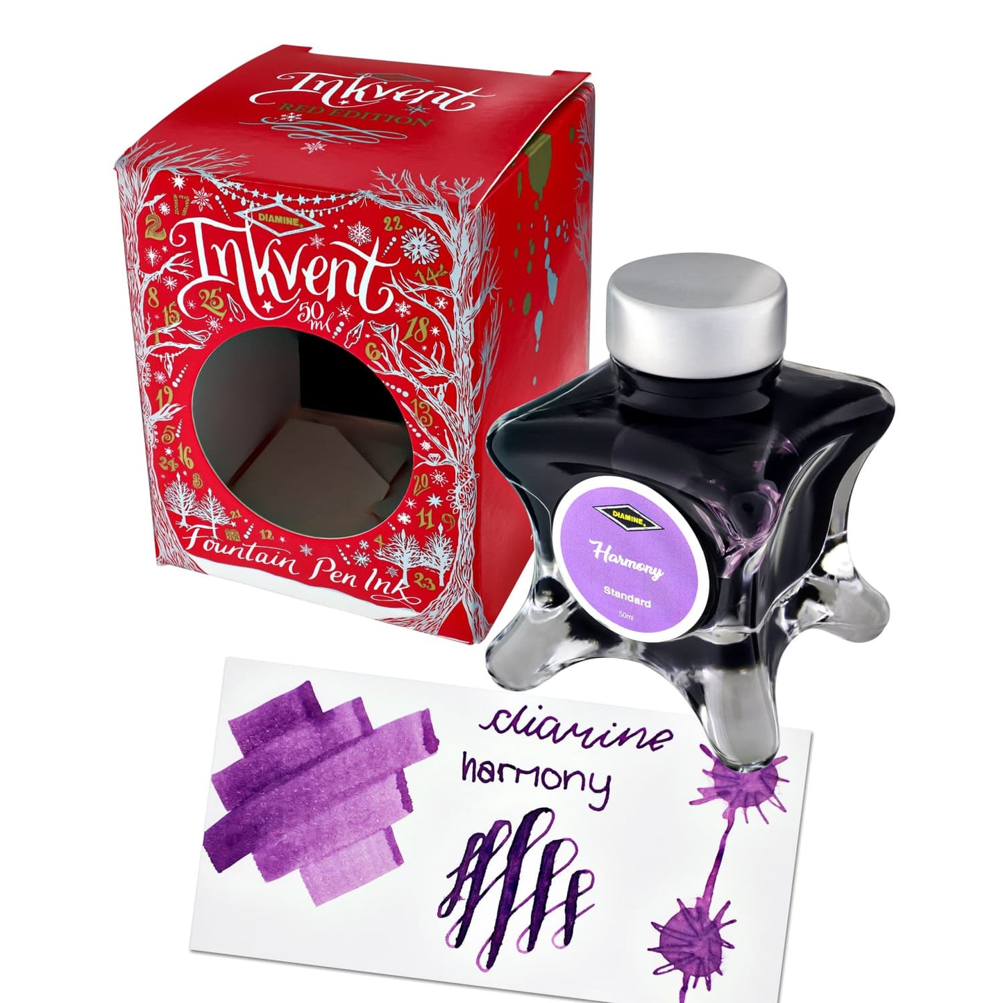 Diamine Inkvent Red Edition Standard Bottled Ink in Harmony - 50 mL Bottled Ink