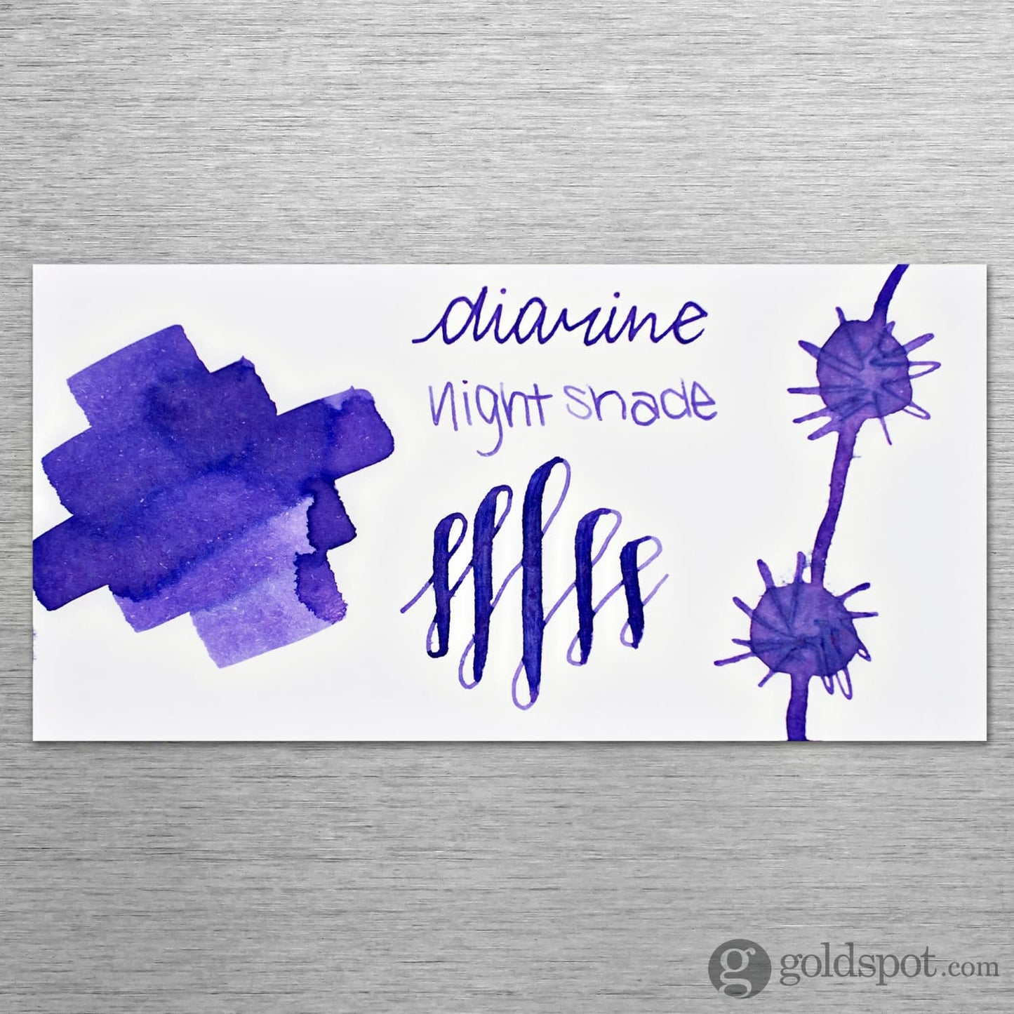 Diamine Inkvent Red Edition Standard Bottled Ink in Night Shade - 50 mL Bottled Ink