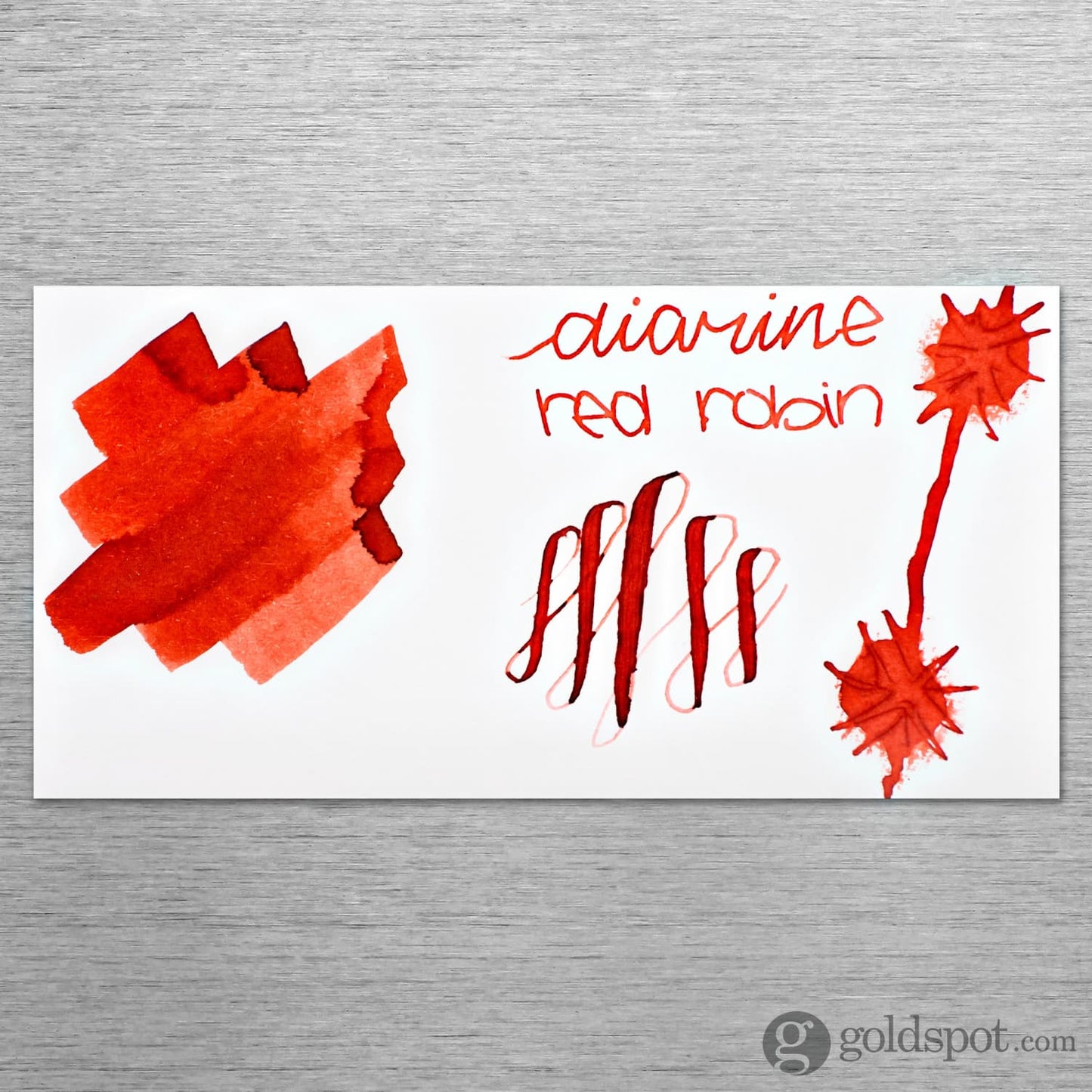 Diamine Inkvent Red Edition Standard Bottled Ink in Red Robin - 50 mL Bottled Ink