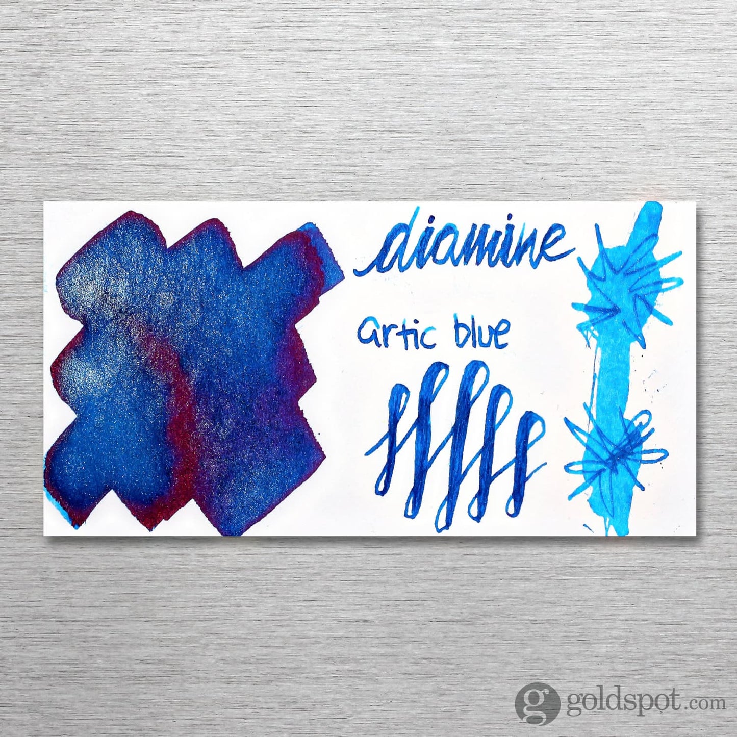 Diamine Shimmer Bottled Ink in Arctic Blue - 50 mL Bottled Ink