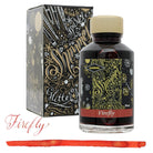 Diamine Shimmer Bottled Ink in Firefly Orange - 50 mL Bottled Ink