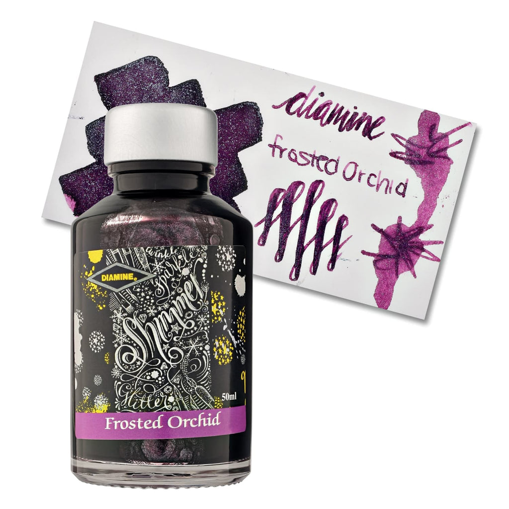 Diamine Shimmer Bottled Ink in Frosted Orchid - 50 mL Bottled Ink