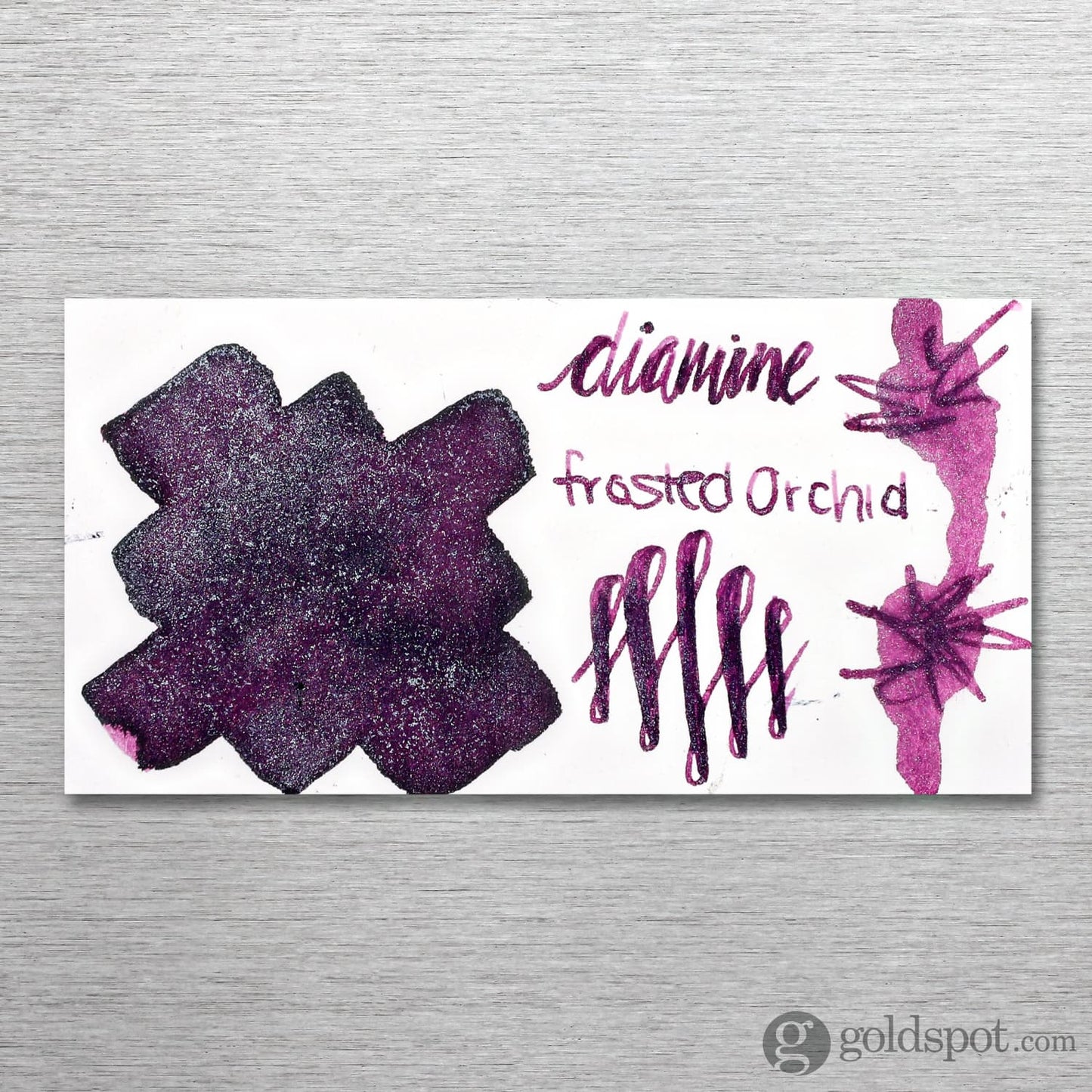 Diamine Shimmer Bottled Ink in Frosted Orchid - 50 mL Bottled Ink