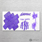 Diamine Shimmer Bottled Ink in Lilac Satin Purple - 50 mL Bottled Ink