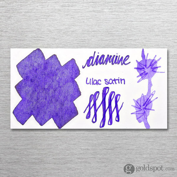 Diamine Shimmer Bottled Ink in Lilac Satin Purple - 50 mL Bottled Ink