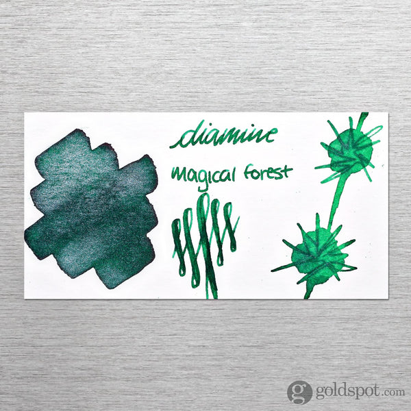 Diamine Shimmer Bottled Ink in Magical Forest Green - 50 mL Bottled Ink