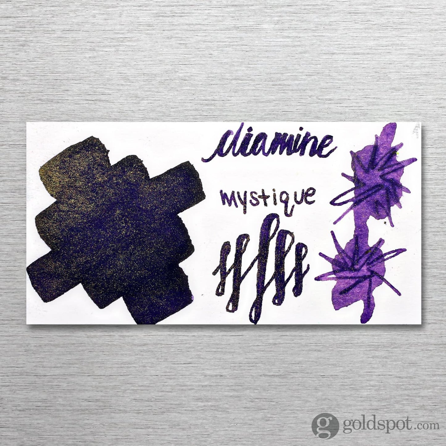 Diamine Shimmer Bottled Ink in Mystique Gold - 50 mL Bottled Ink