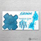 Diamine Shimmer Bottled Ink in Tropical Glow Blue - 50 mL Bottled Ink