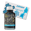 Diamine Shimmer Bottled Ink in Tropical Glow Blue - 50 mL Bottled Ink