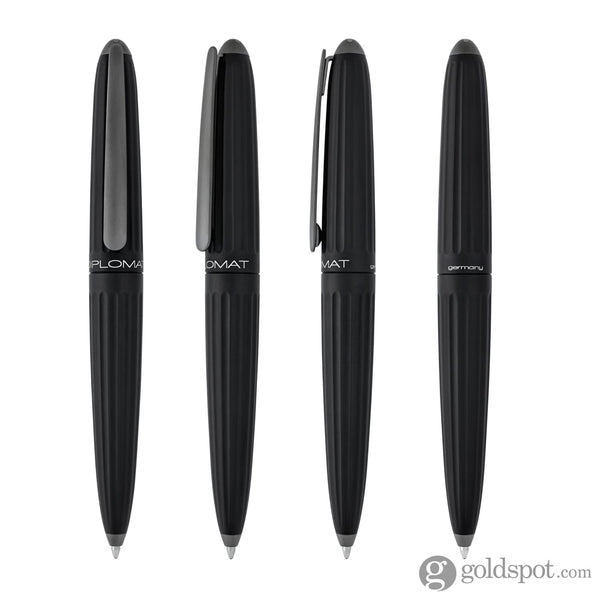 Diplomat Aero Ballpoint Pen in Black Pen