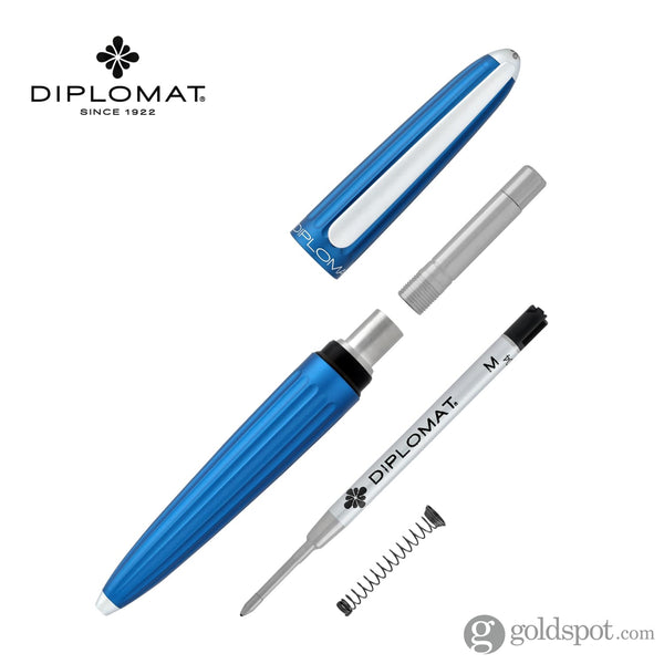 Diplomat Aero Ballpoint Pen in Blue Pen
